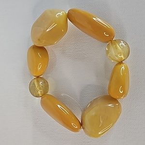 AS Butterscotch Yellow Stones & Baubles Bracelet